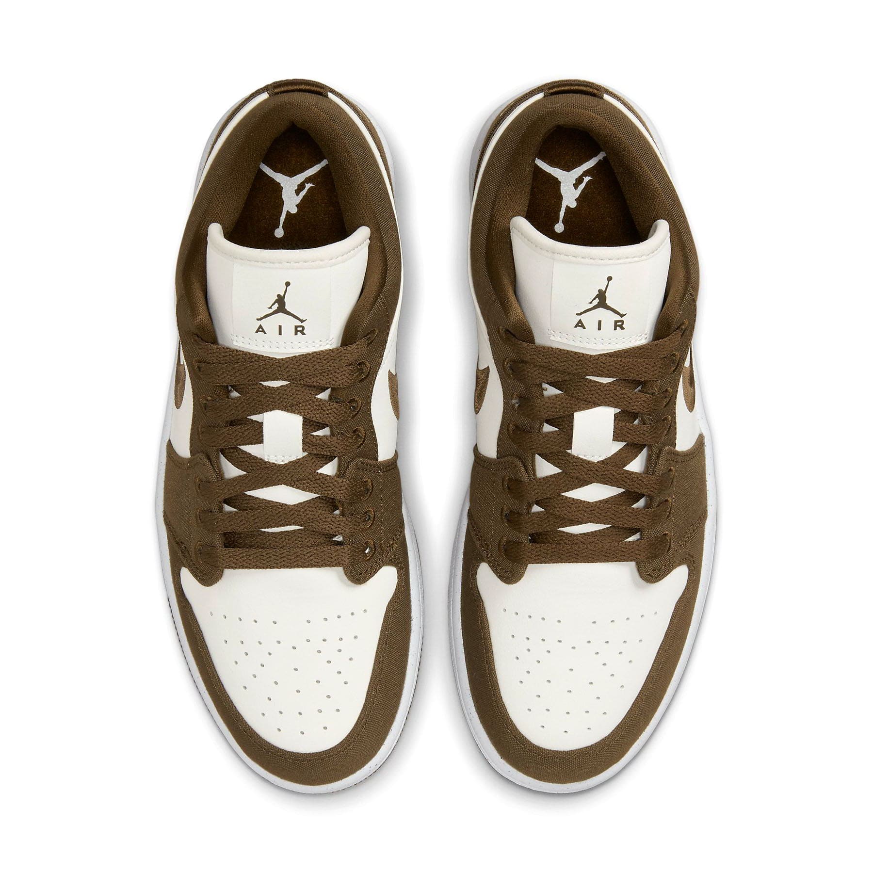 Air Jordan 1 Low SE Wmns 'Light Olive' — UK 2.5 | EU 35.5 | US 5 — Top View