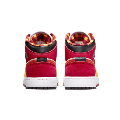 Air Jordan 1 Mid SE GS 'Picnic' — UK 13.5 | EU 32 | US 1Y — Top View