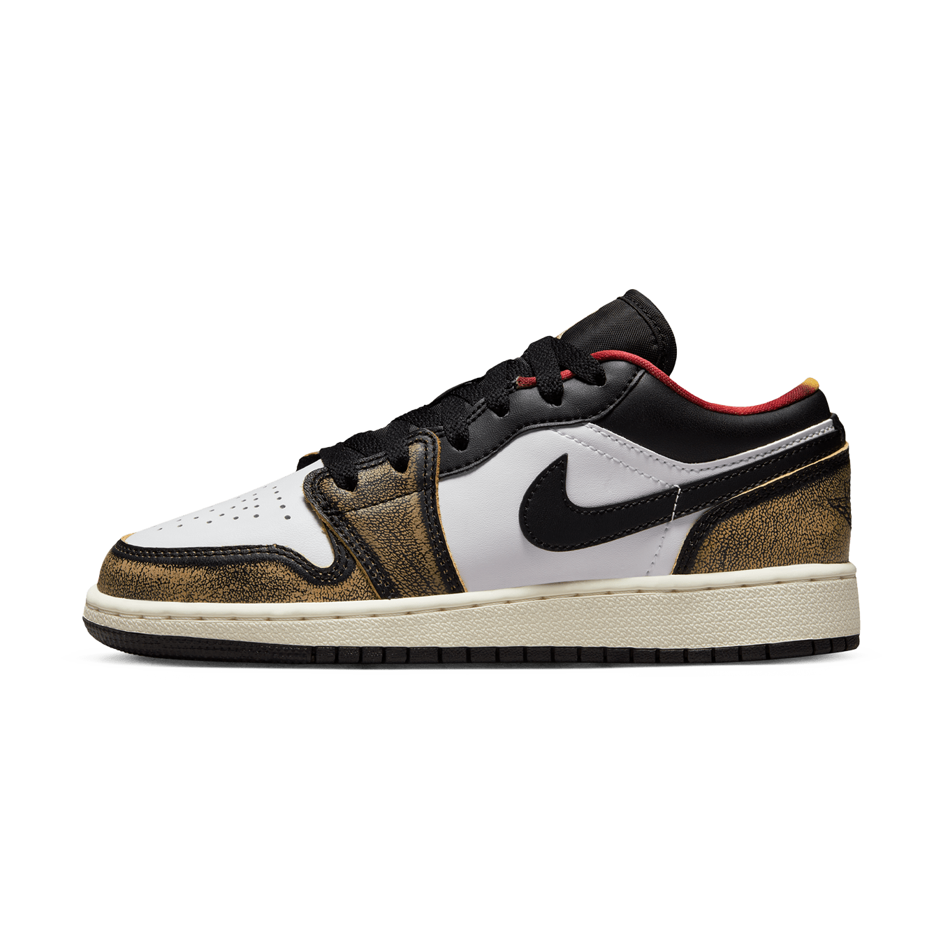 Air Jordan 1 Low SE GS 'Wear-Away - Tan' — UK 13.5 | EU 32 | US 1Y — Front View