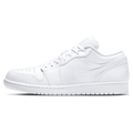 Air Jordan 1 Low 'Triple White' — UK 3 | EU 35.5 | US 3.5 — Front View