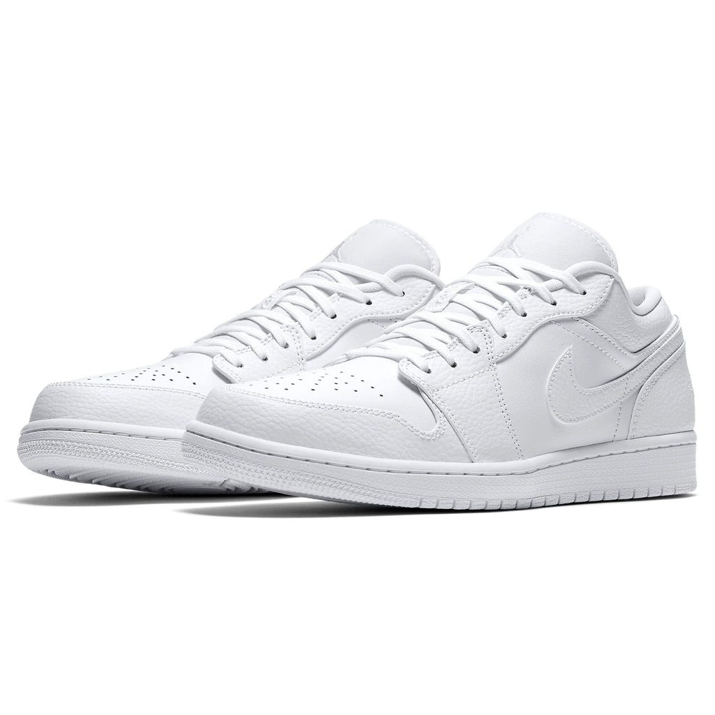 Air Jordan 1 Low 'Triple White' — UK 3 | EU 35.5 | US 3.5 — Side View