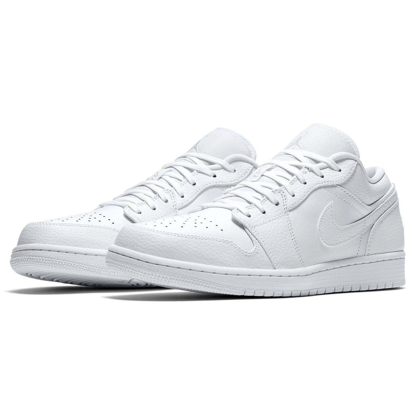 Air Jordan 1 Low 'Triple White' — UK 3 | EU 35.5 | US 3.5 — Side View