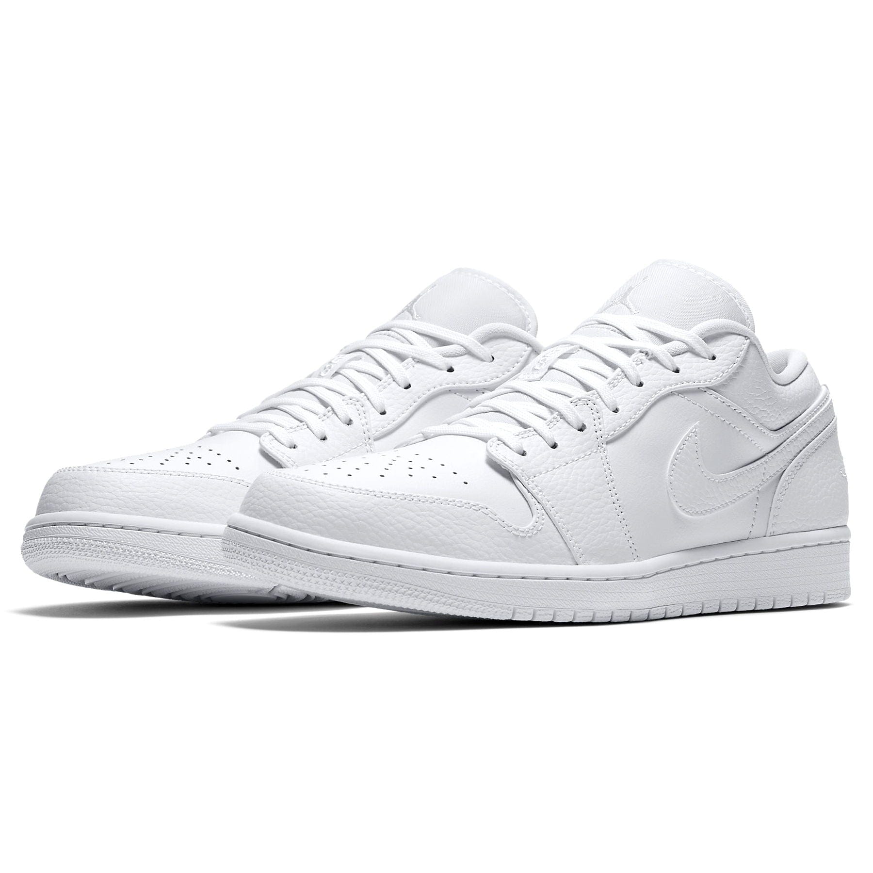 Air Jordan 1 Low 'Triple White' — UK 3 | EU 35.5 | US 3.5 — Side View
