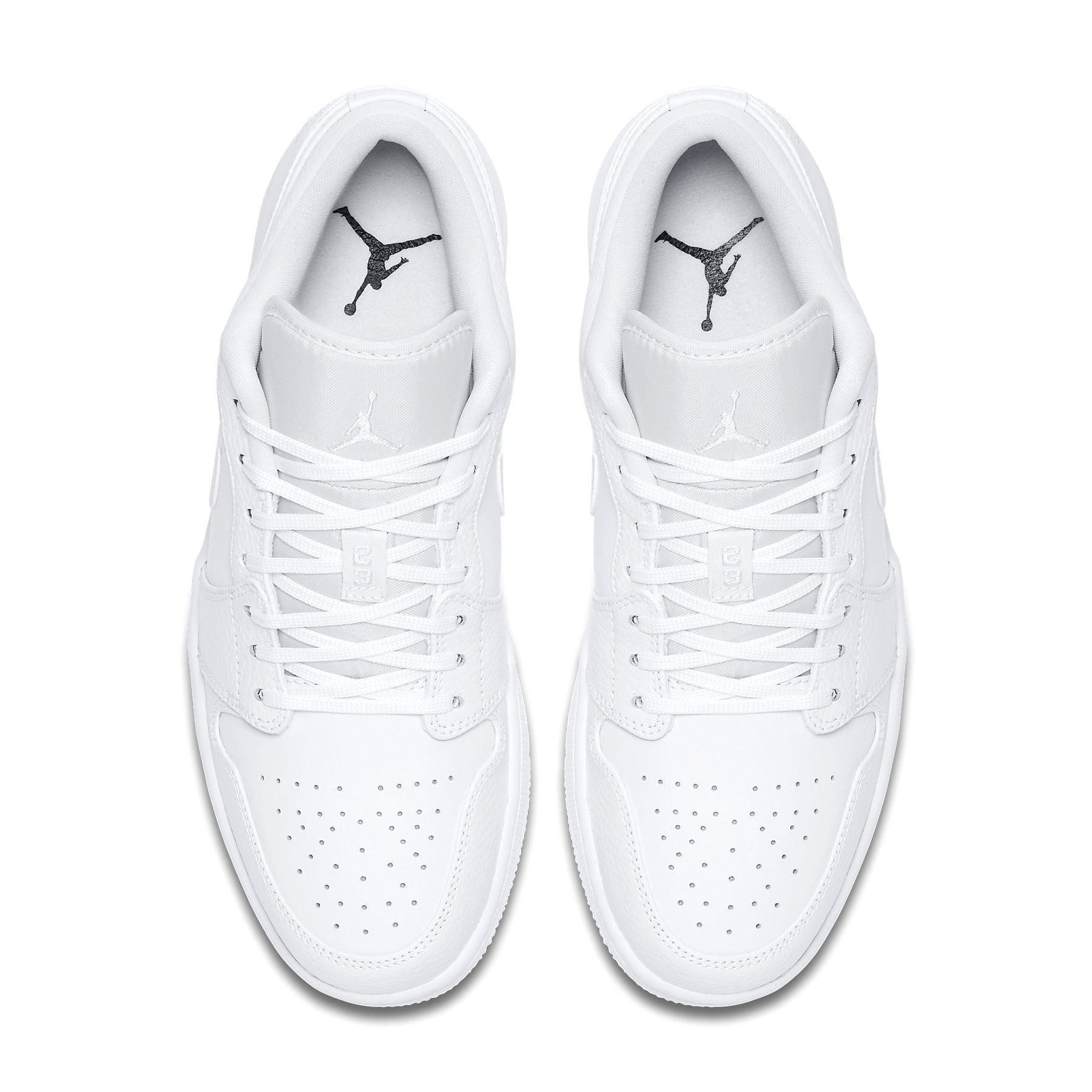 Air Jordan 1 Low 'Triple White' — UK 3 | EU 35.5 | US 3.5 — Back View
