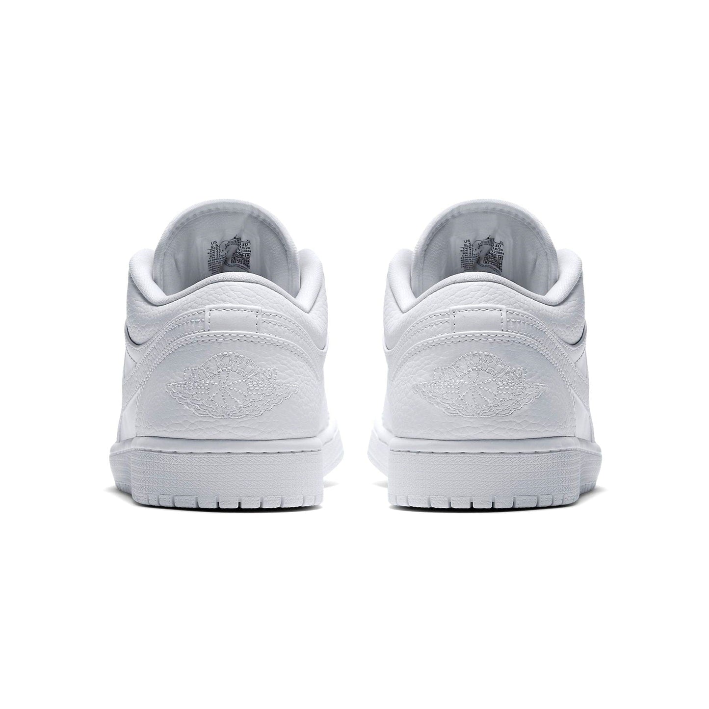 Air Jordan 1 Low 'Triple White' — UK 3 | EU 35.5 | US 3.5 — Top View