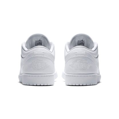 Air Jordan 1 Low 'Triple White' — UK 3 | EU 35.5 | US 3.5 — Top View