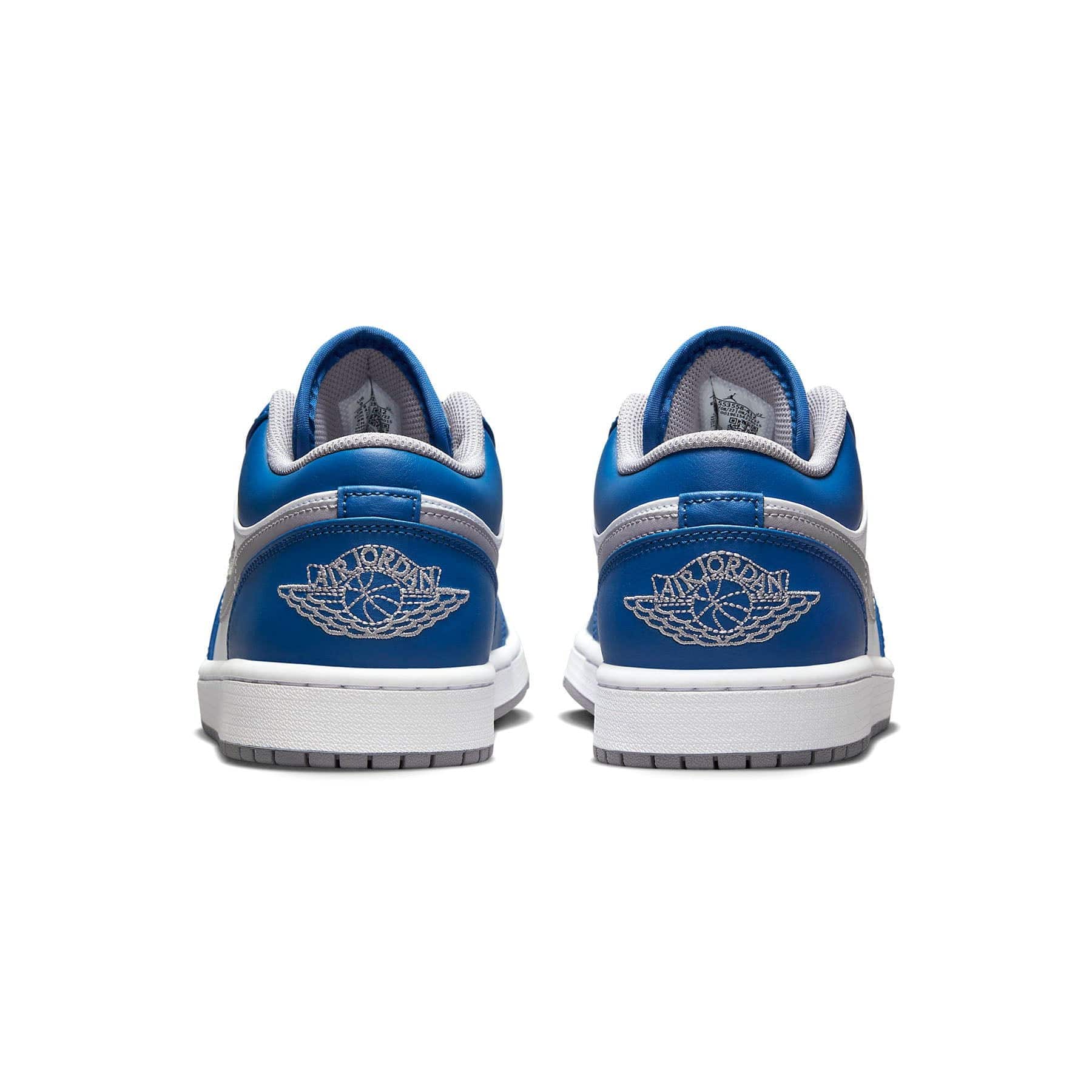 Air Jordan 1 Low 'True Blue Cement' — UK 3 | EU 35.5 | US 3.5 — Top View