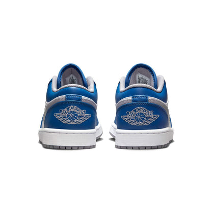 Air Jordan 1 Low 'True Blue Cement' — UK 3 | EU 35.5 | US 3.5 — Top View