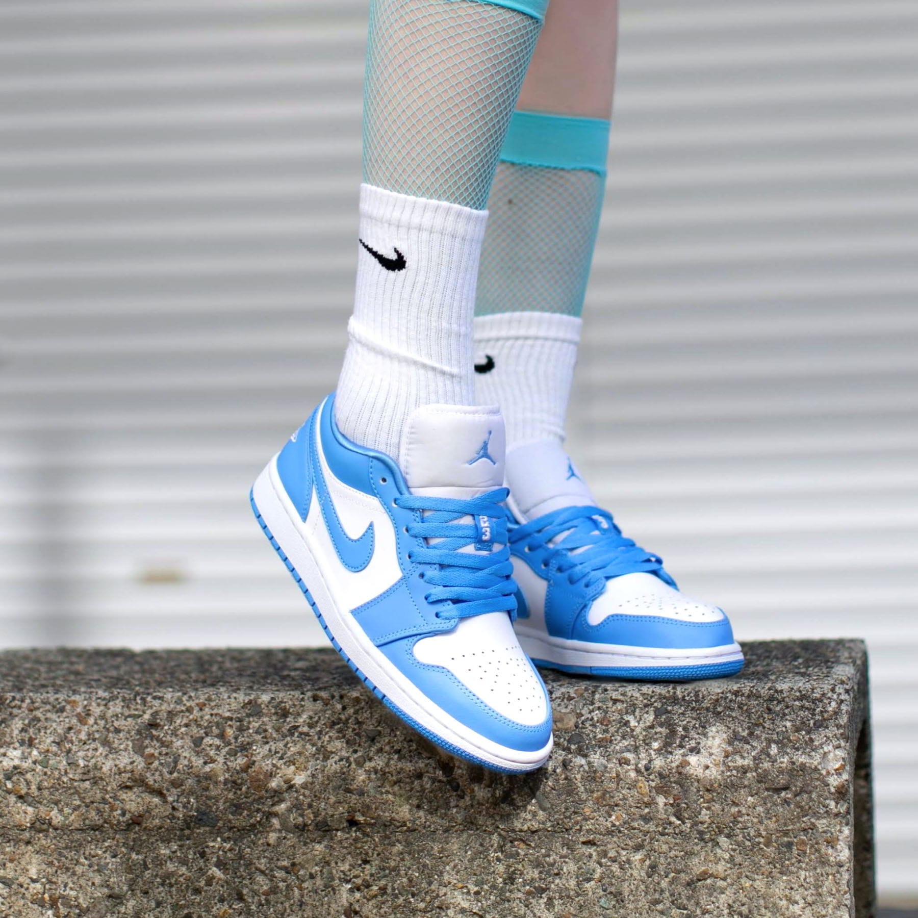 Air Jordan 1 Low Wmns 'UNC' — UK 2.5 | EU 35.5 | US 5 — Lifestyle View