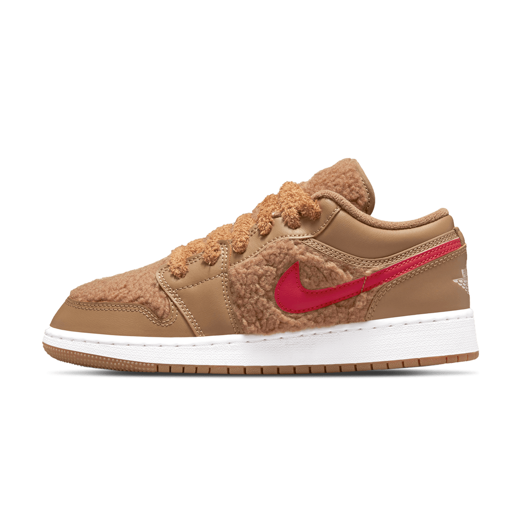 Air Jordan 1 Low Utility GS 'Teddy Bear' — UK 13.5 | EU 32 | US 1Y — Front View