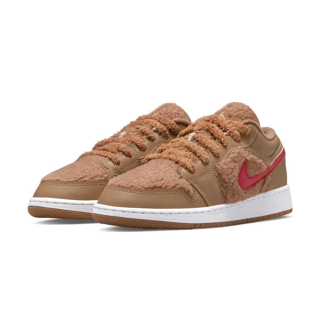 Air Jordan 1 Low Utility GS 'Teddy Bear' — UK 13.5 | EU 32 | US 1Y — Side View