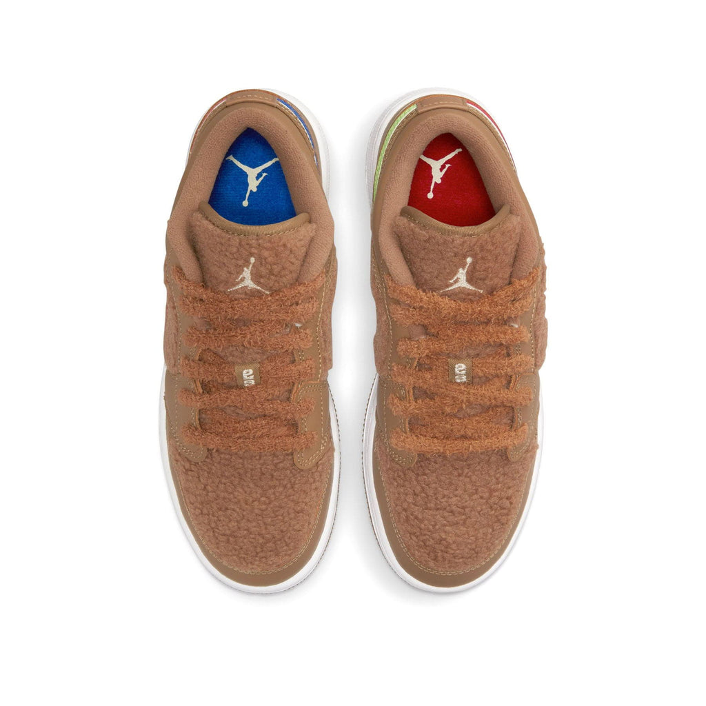 Air Jordan 1 Low Utility GS 'Teddy Bear' — UK 13.5 | EU 32 | US 1Y — Back View