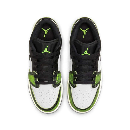 Air Jordan 1 Low SE GS Electric Green — UK 13.5 | EU 32 | US 1Y — Back View
