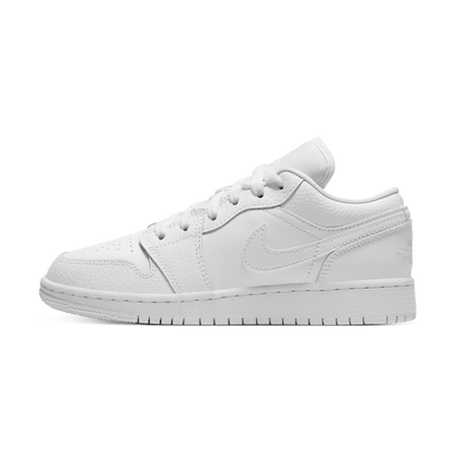 Air Jordan 1 Low GS 'Triple White' — UK 13.5 | EU 32 | US 1Y — Front View