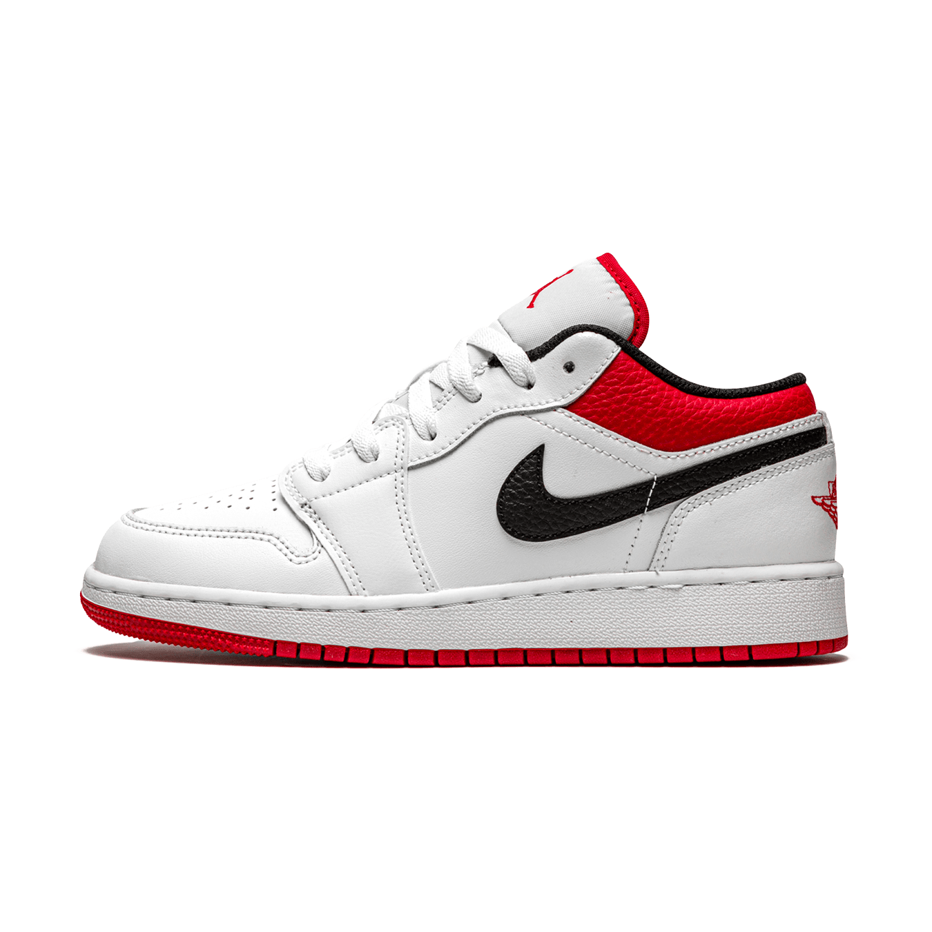 Air Jordan 1 Low GS 'White Gym Red' — UK 13.5 | EU 32 | US 1Y — Front View