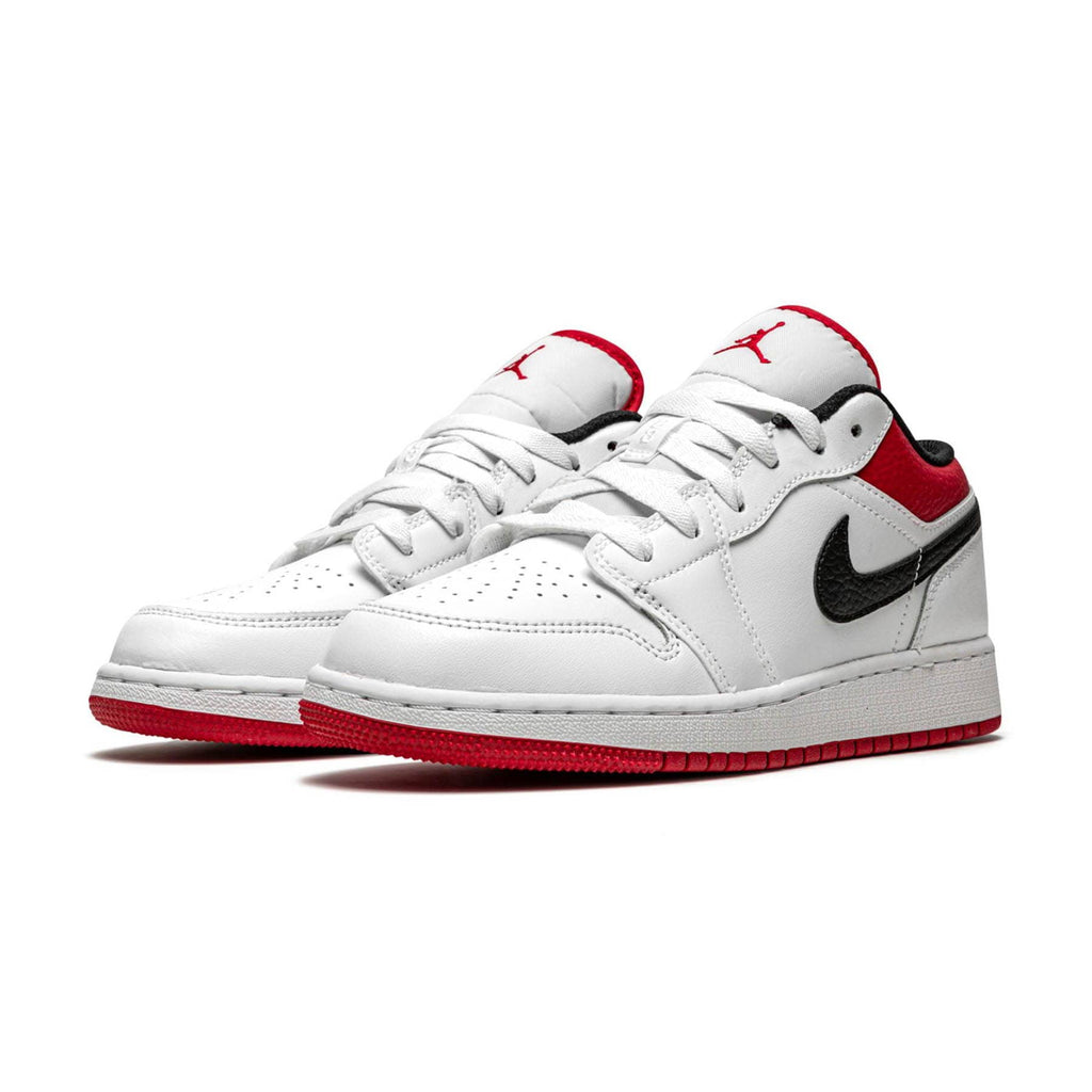 Air Jordan 1 Low GS 'White Gym Red' — UK 13.5 | EU 32 | US 1Y — Side View