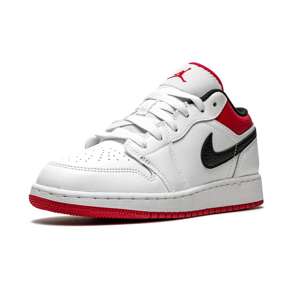 Air Jordan 1 Low GS 'White Gym Red' — UK 13.5 | EU 32 | US 1Y — Top View