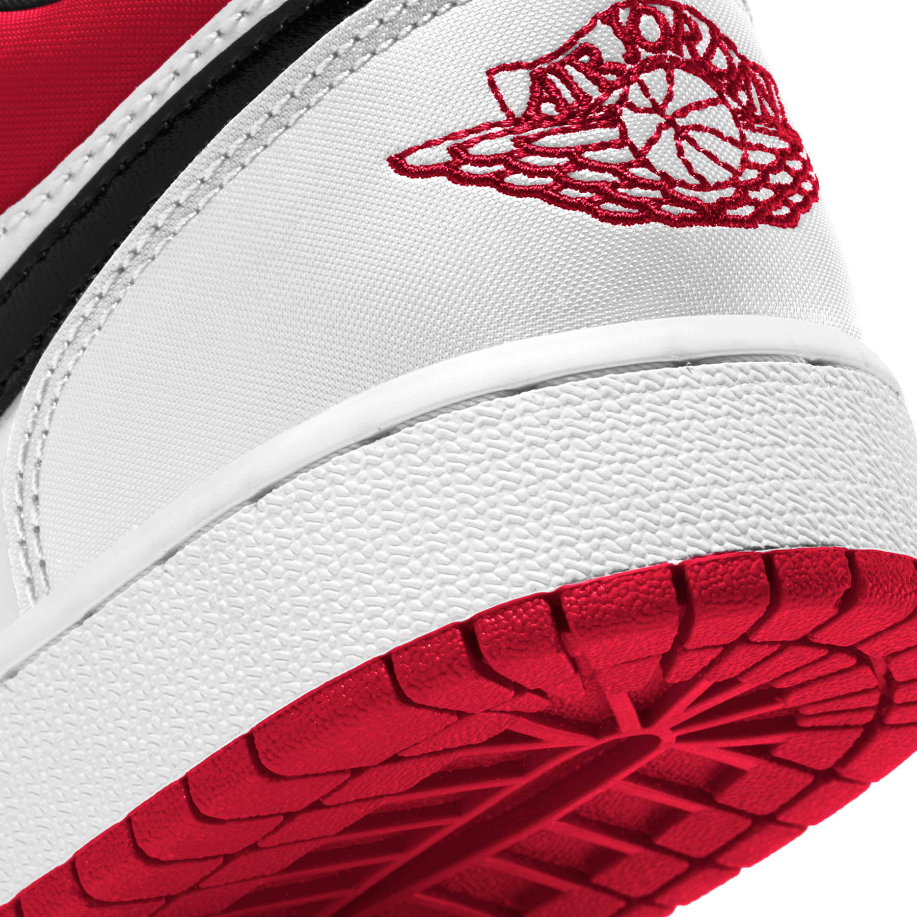 Air Jordan 1 Low GS 'White Gym Red' — UK 13.5 | EU 32 | US 1Y — Lifestyle View