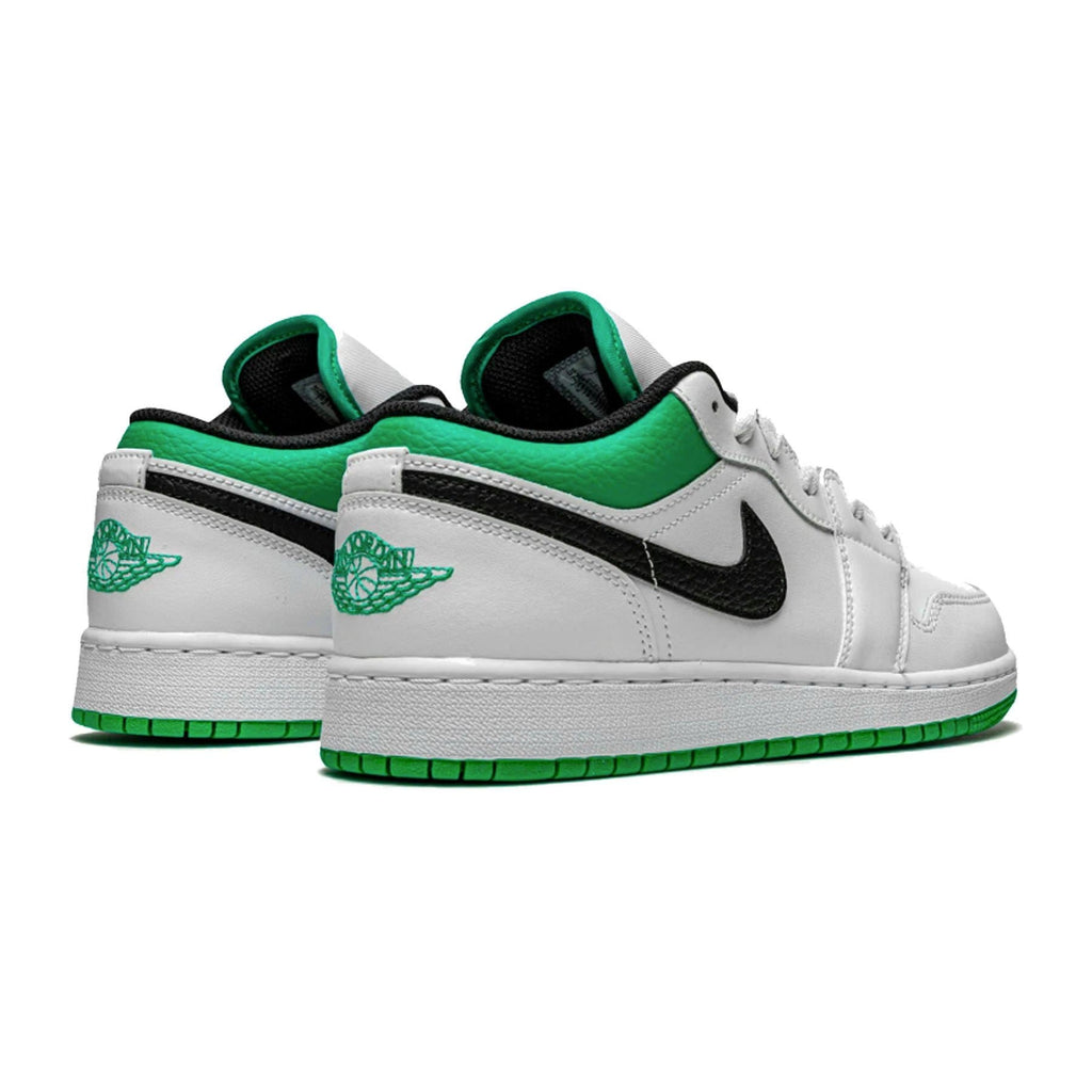 Air Jordan 1 Low GS 'White Lucky Green' — UK 13.5 | EU 32 | US 1Y — Back View