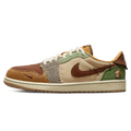 Zion Williamson x Air Jordan 1 Retro Low OG 'Voodoo' — UK 3 | EU 35.5 | US 3.5 — Front View
