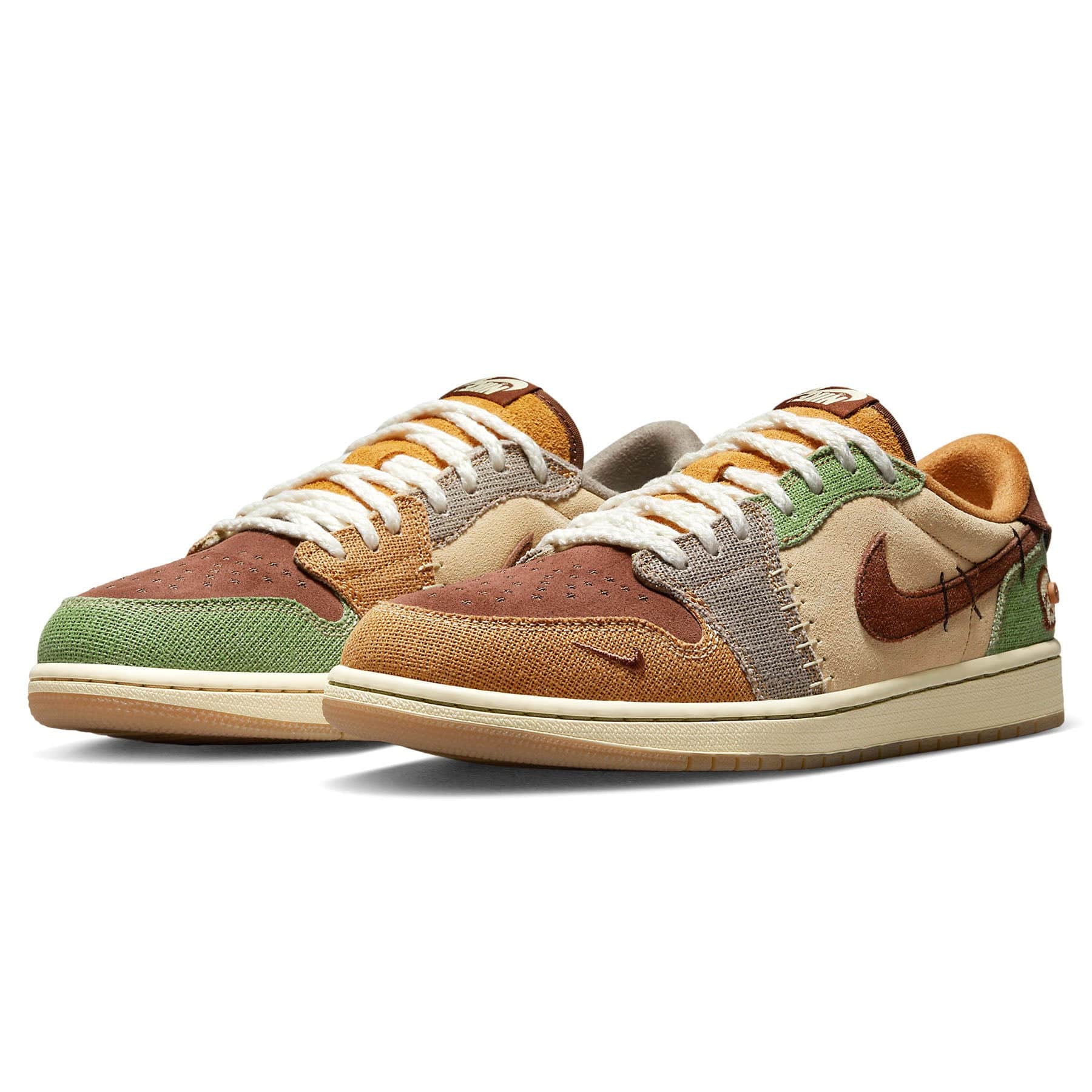 Zion Williamson x Air Jordan 1 Retro Low OG 'Voodoo' — UK 3 | EU 35.5 | US 3.5 — Side View