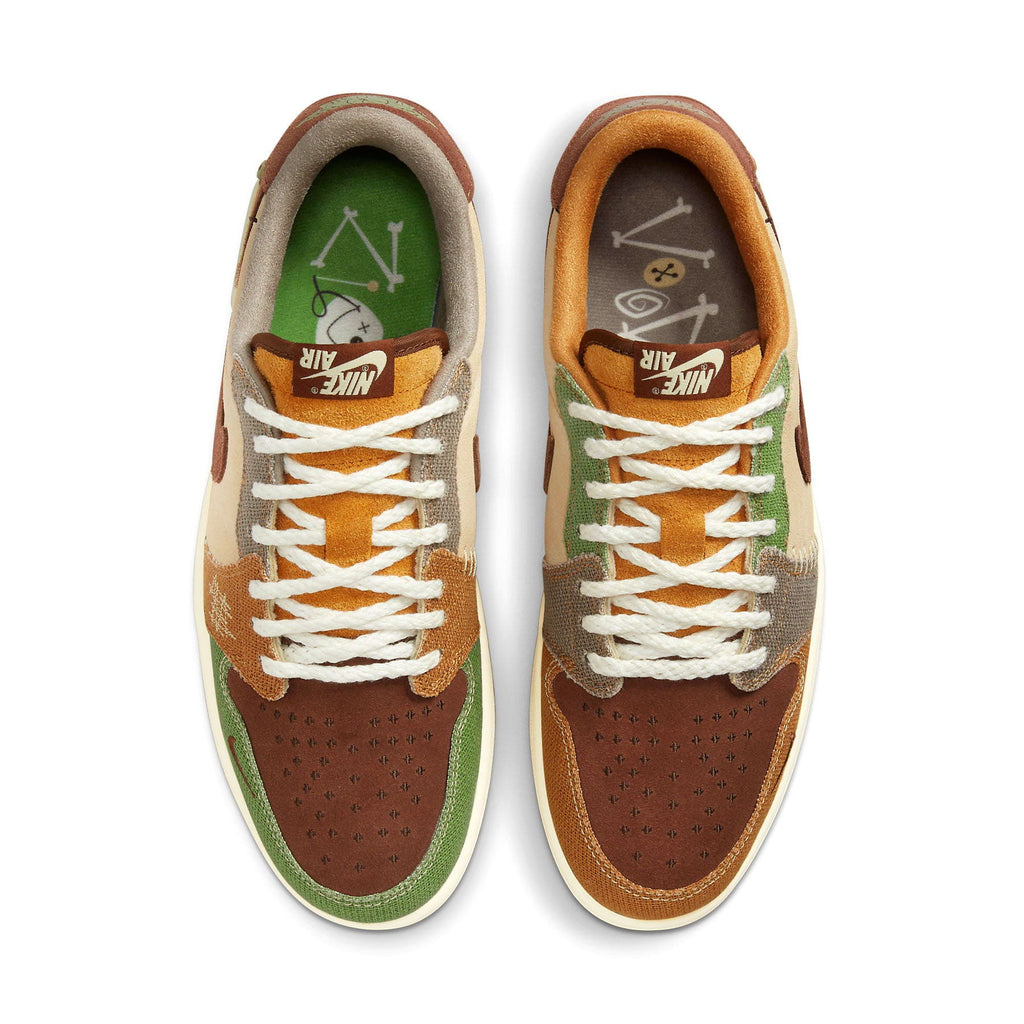 Zion Williamson x Air Jordan 1 Retro Low OG 'Voodoo' — UK 3 | EU 35.5 | US 3.5 — Back View