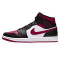 Air Jordan 1 Mid “Bred Toe” — UK 3 | EU 35.5 | US 3.5 — Front View