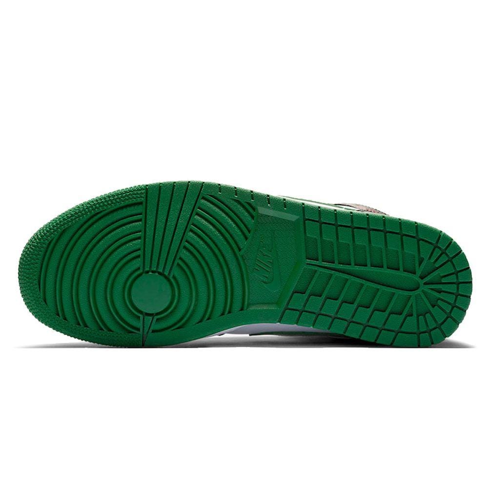 Air Jordan 1 Mid 'Pine Green' — UK 3 | EU 35.5 | US 3.5 — Top View