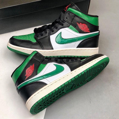 Air Jordan 1 Mid 'Pine Green' — UK 3 | EU 35.5 | US 3.5 — Detail View