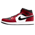 Air Jordan 1 Mid 'Chicago Black Toe' — UK 3 | EU 35.5 | US 3.5 — Front View