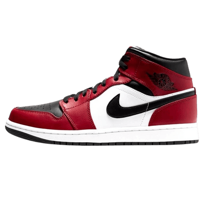 Air Jordan 1 Mid 'Chicago Black Toe' — UK 3 | EU 35.5 | US 3.5 — Front View