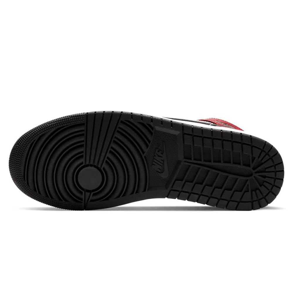 Air Jordan 1 Mid 'Chicago Black Toe' — UK 3 | EU 35.5 | US 3.5 — Detail View