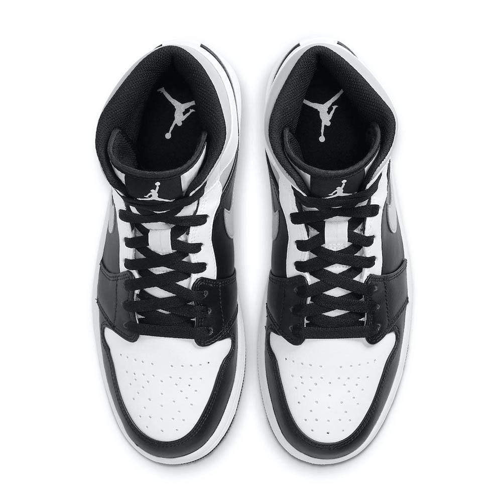 Air Jordan 1 Mid 'White Shadow' — UK 3 | EU 35.5 | US 3.5 — Top View