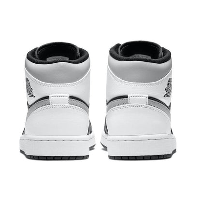 Air Jordan 1 Mid 'White Shadow' — UK 3 | EU 35.5 | US 3.5 — Back View