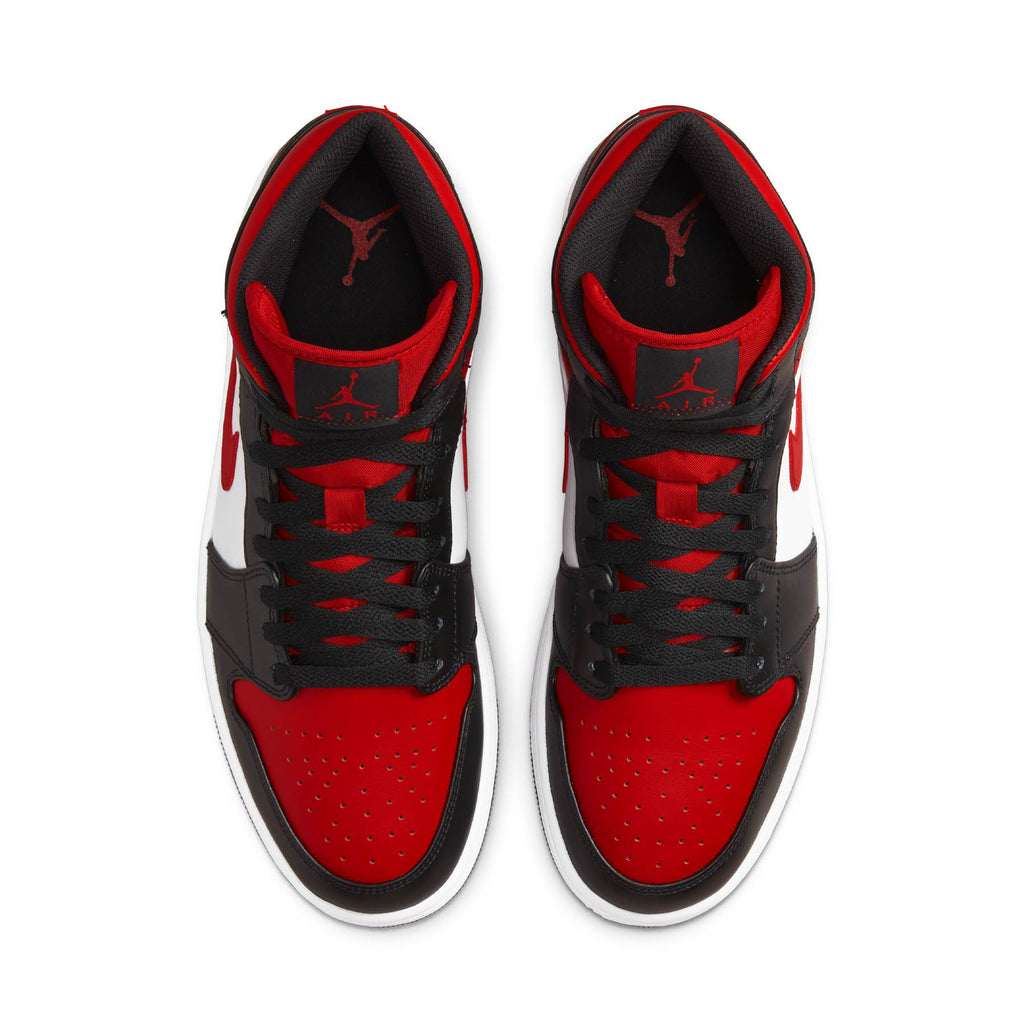 Air Jordan 1 Mid 'Black Fire Red' — UK 3 | EU 35.5 | US 3.5 — Back View