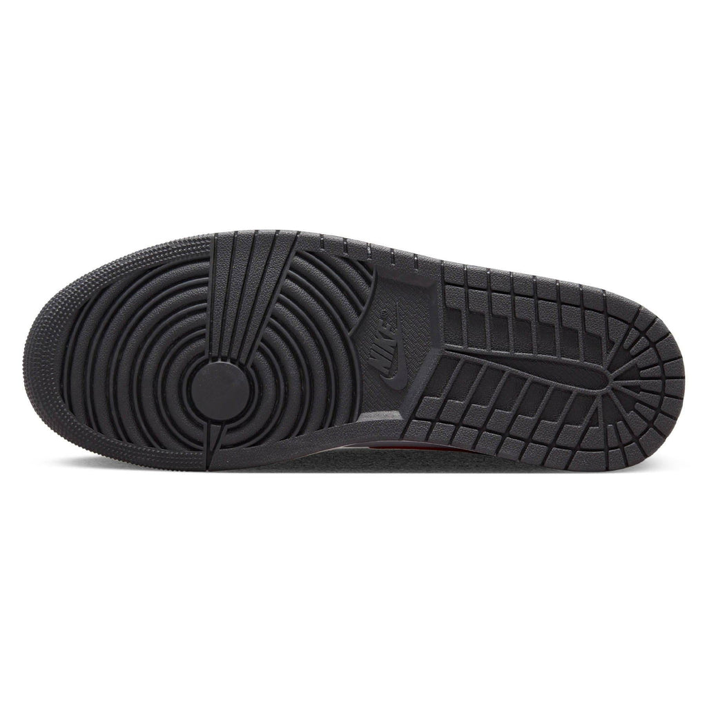Air Jordan 1 Mid 'Black Fire Red' — UK 3 | EU 35.5 | US 3.5 — Detail View