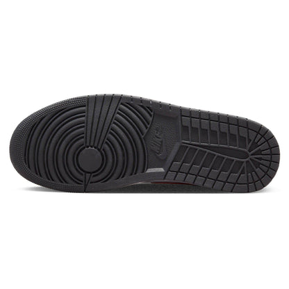 Air Jordan 1 Mid 'Black Fire Red' — UK 3 | EU 35.5 | US 3.5 — Detail View