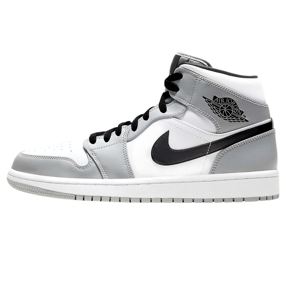 Air Jordan 1 Mid 'Smoke Grey' — UK 3 | EU 35.5 | US 3.5 — Front View