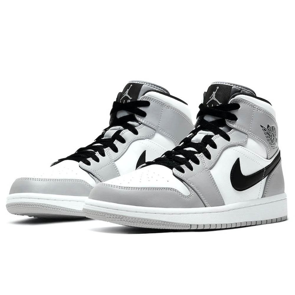 Air Jordan 1 Mid 'Smoke Grey' — UK 3 | EU 35.5 | US 3.5 — Side View