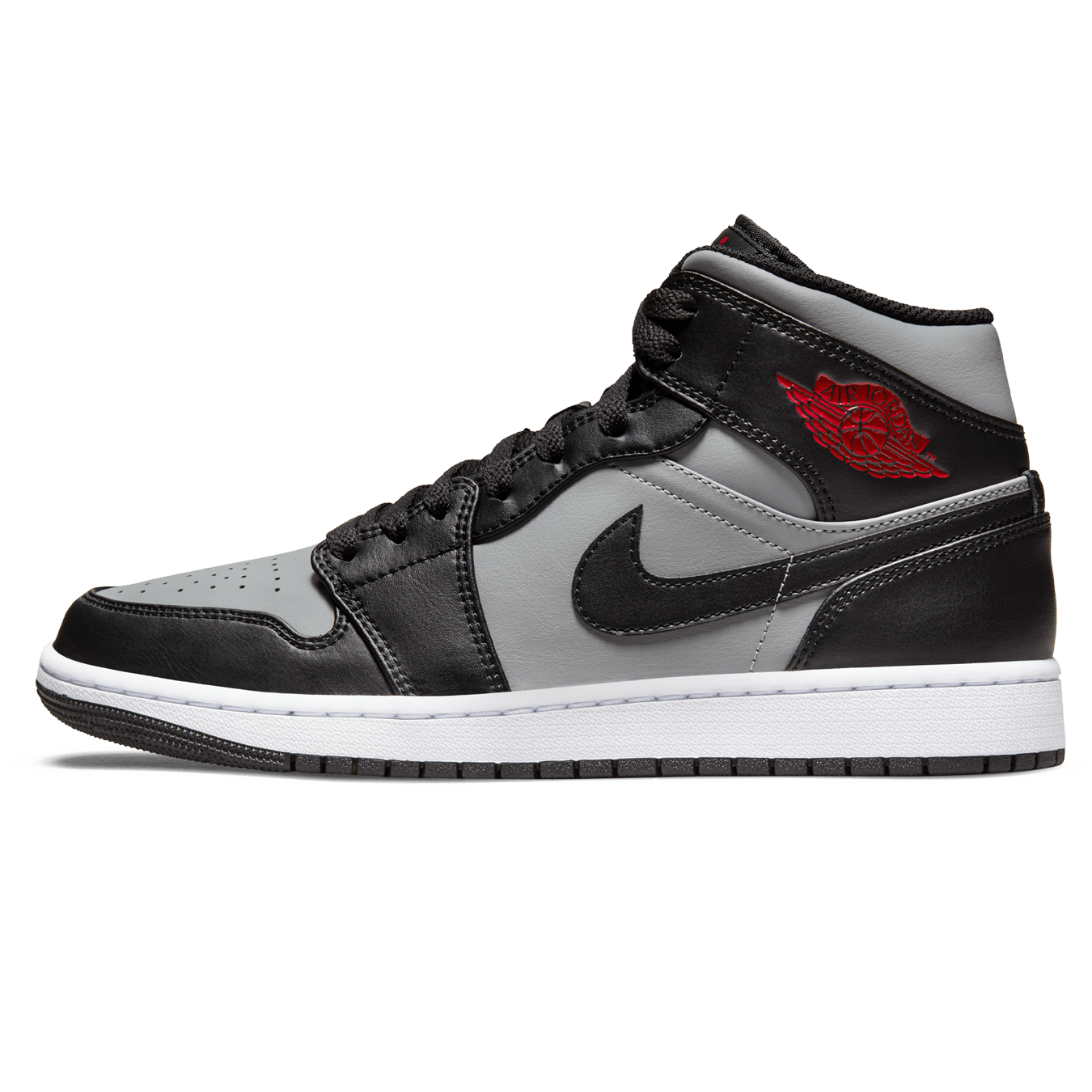 Air Jordan 1 Mid 'Shadow' — UK 3 | EU 35.5 | US 3.5 — Front View
