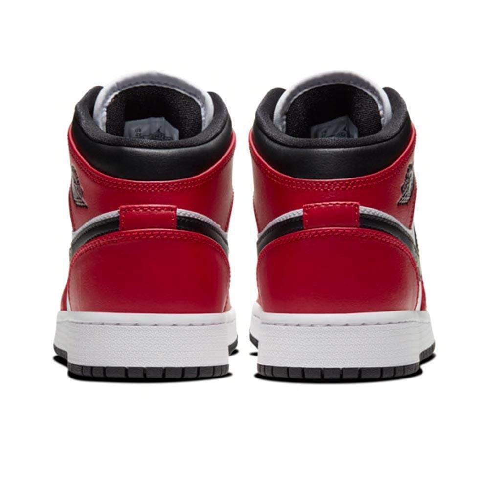 Air Jordan 1 Mid GS 'Chicago Black Toe' — UK 13.5 | EU 32 | US 1Y — Back View