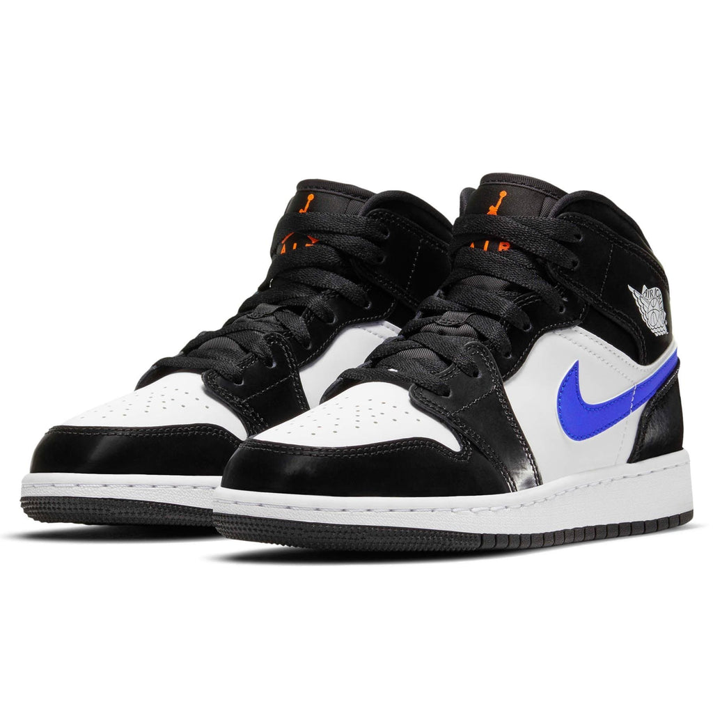 Air Jordan 1 Mid GS 'Black Racer Blue' — UK 13.5 | EU 32 | US 1Y — Side View