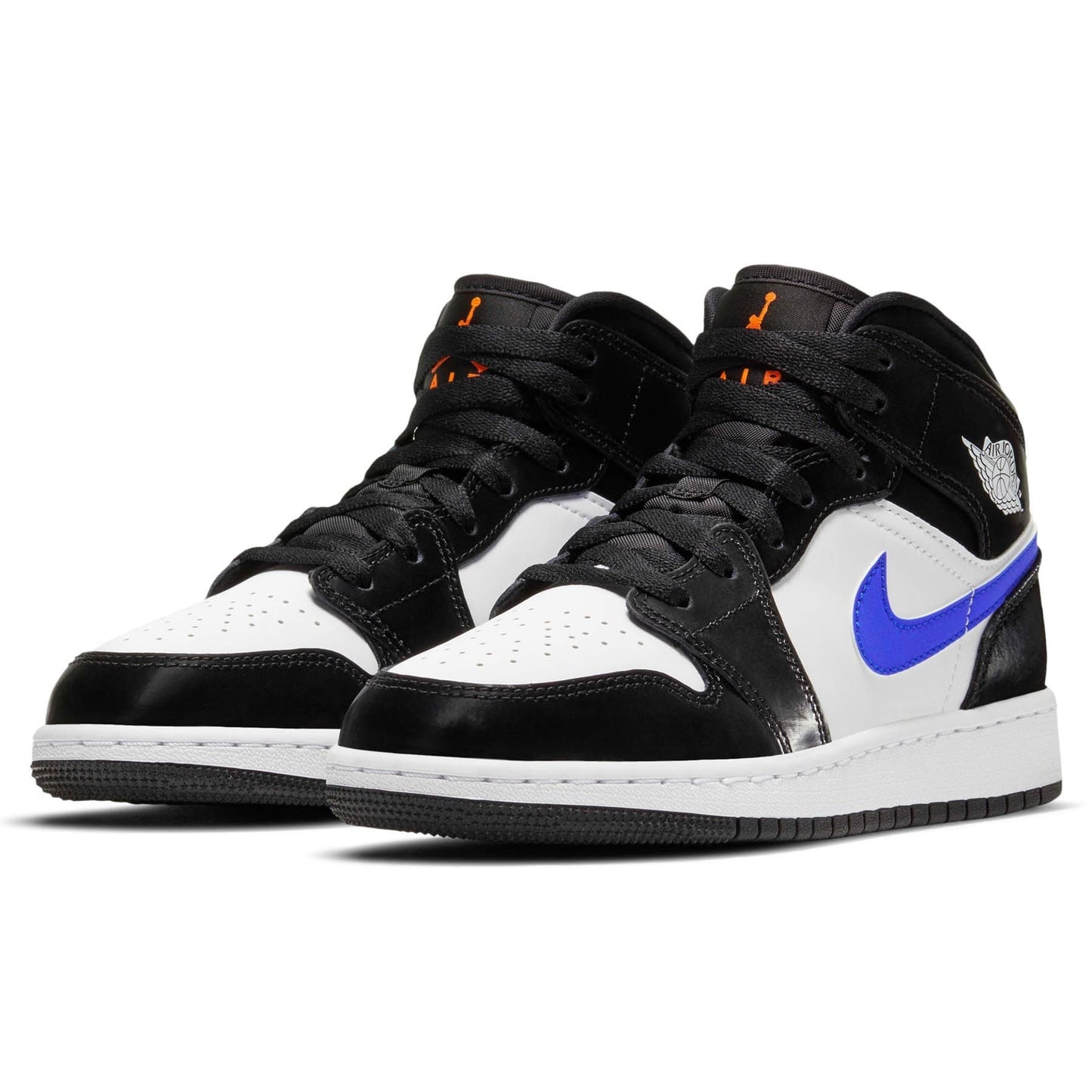 Air Jordan 1 Mid GS 'Black Racer Blue' — UK 13.5 | EU 32 | US 1Y — Side View