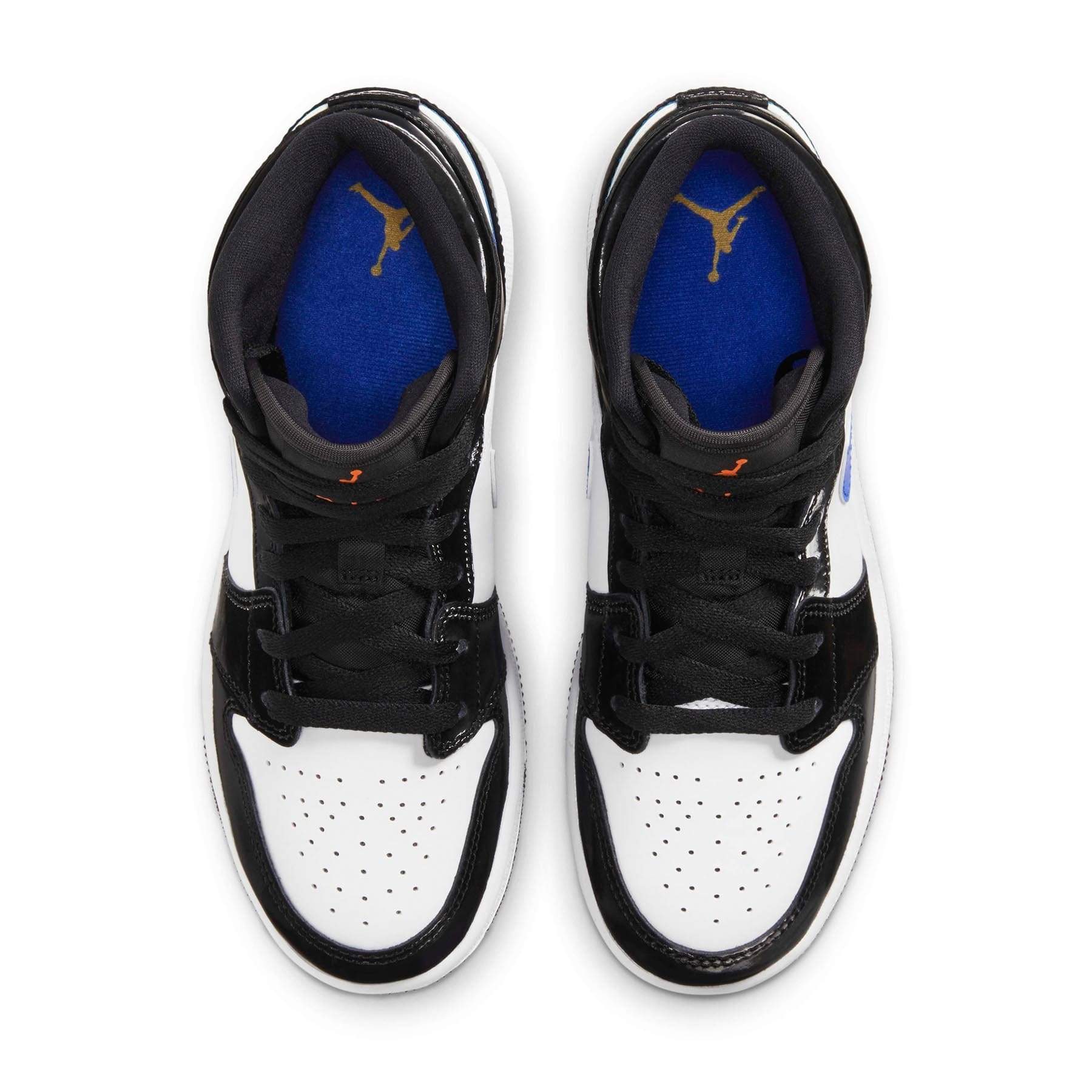 Air Jordan 1 Mid GS 'Black Racer Blue' — UK 13.5 | EU 32 | US 1Y — Back View