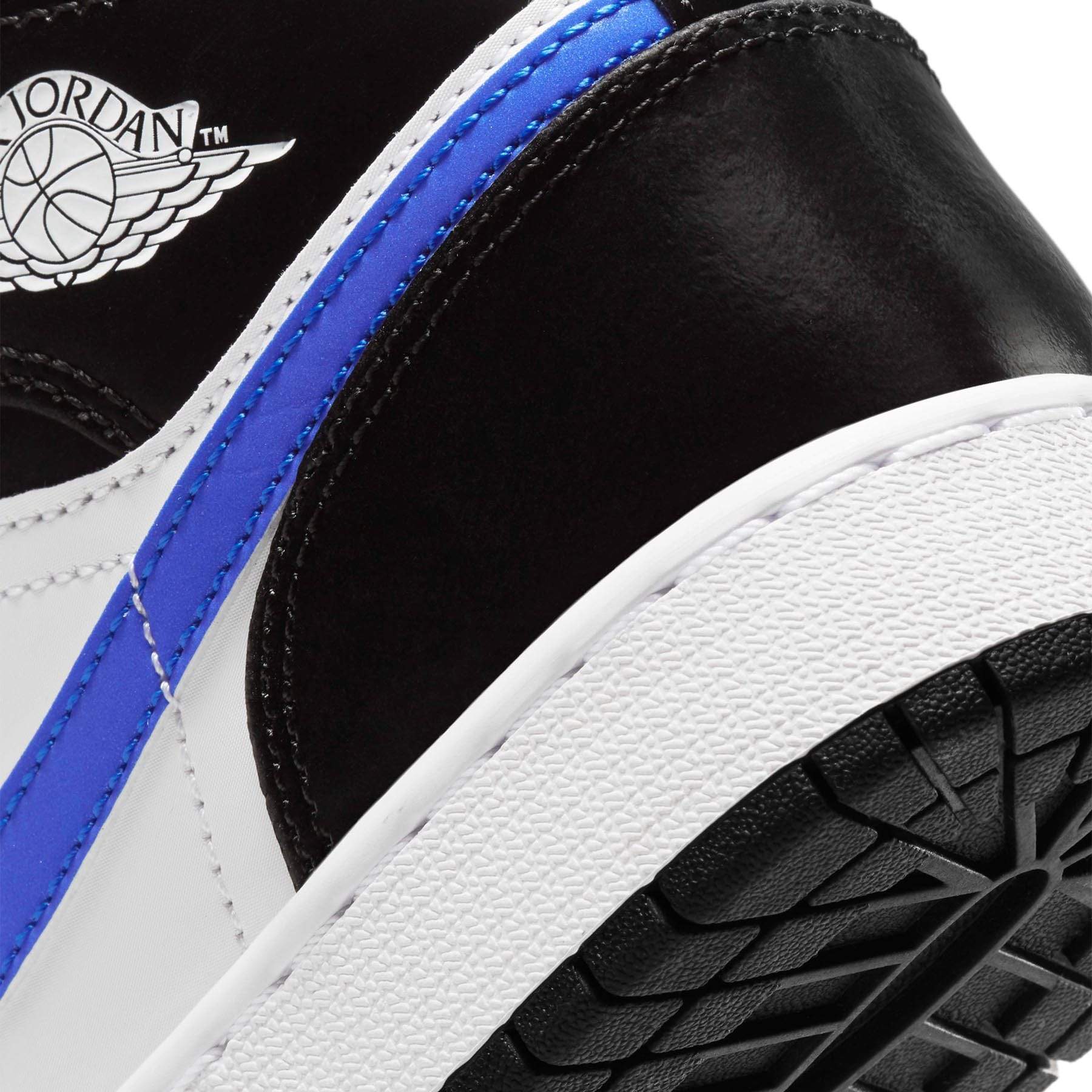 Air Jordan 1 Mid GS 'Black Racer Blue' — UK 13.5 | EU 32 | US 1Y — Alternate View 7