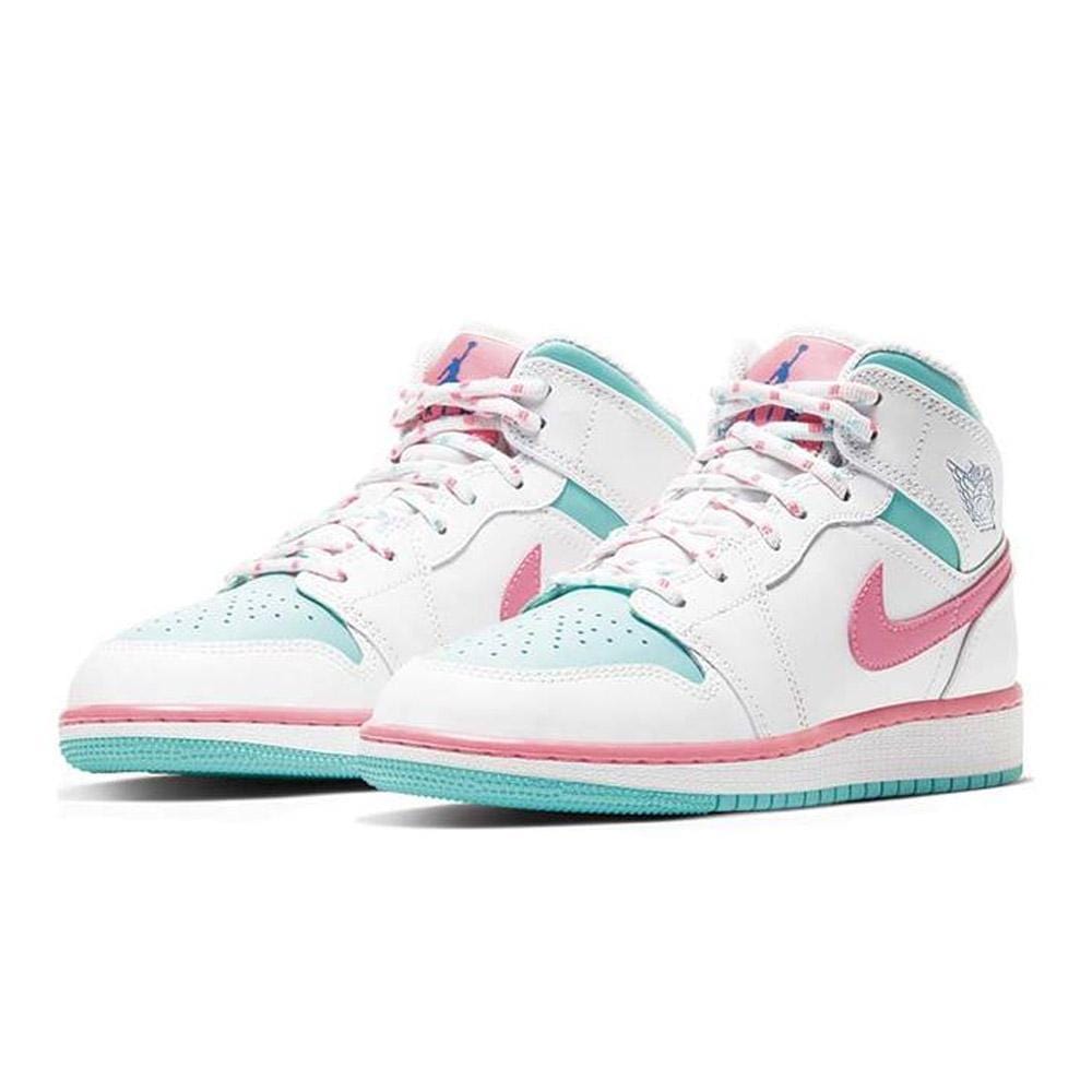 Air Jordan 1 Mid GS 'Digital Pink' — UK 13.5 | EU 32 | US 1Y — Side View
