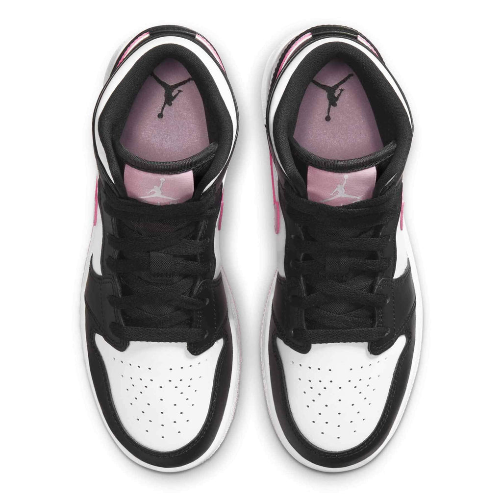 Air Jordan 1 Mid GS 'White Light Arctic Pink' — UK 13.5 | EU 32 | US 1Y — Back View