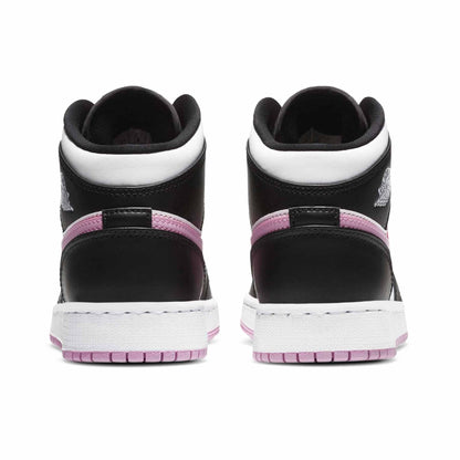 Air Jordan 1 Mid GS 'White Light Arctic Pink' — UK 13.5 | EU 32 | US 1Y — Top View