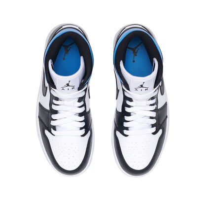Air Jordan 1 Wmns Mid 'Royal Black Blue' — UK 2.5 | EU 35.5 | US 5 — Top View