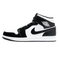 Air Jordan 1 Mid SE All star 2021 Weekend Black — UK 3 | EU 35.5 | US 3.5 — Front View